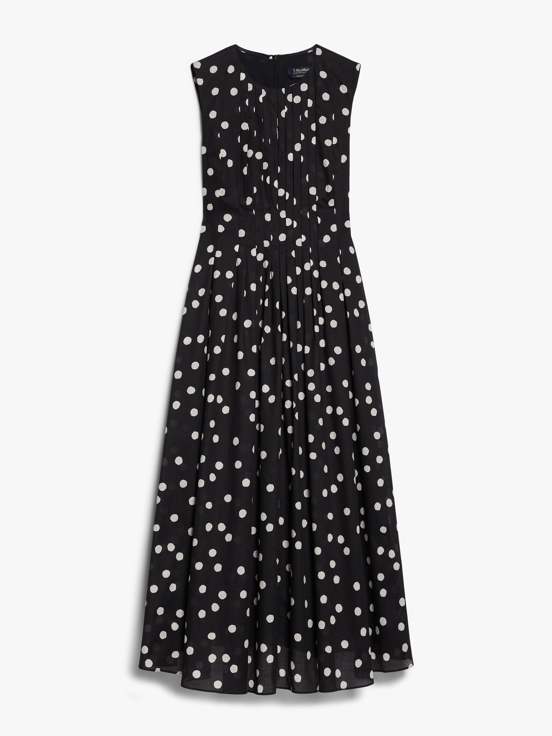 CAROL Printed cotton voile dress - 1