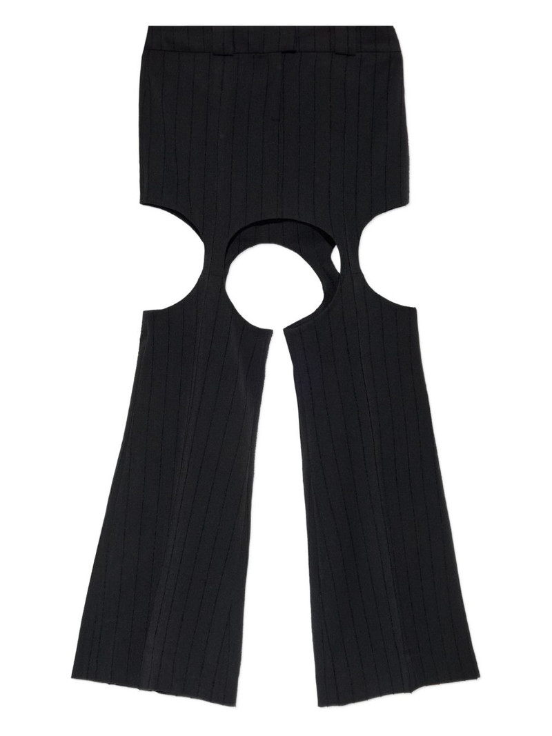 cut-out ribbed skirt 1