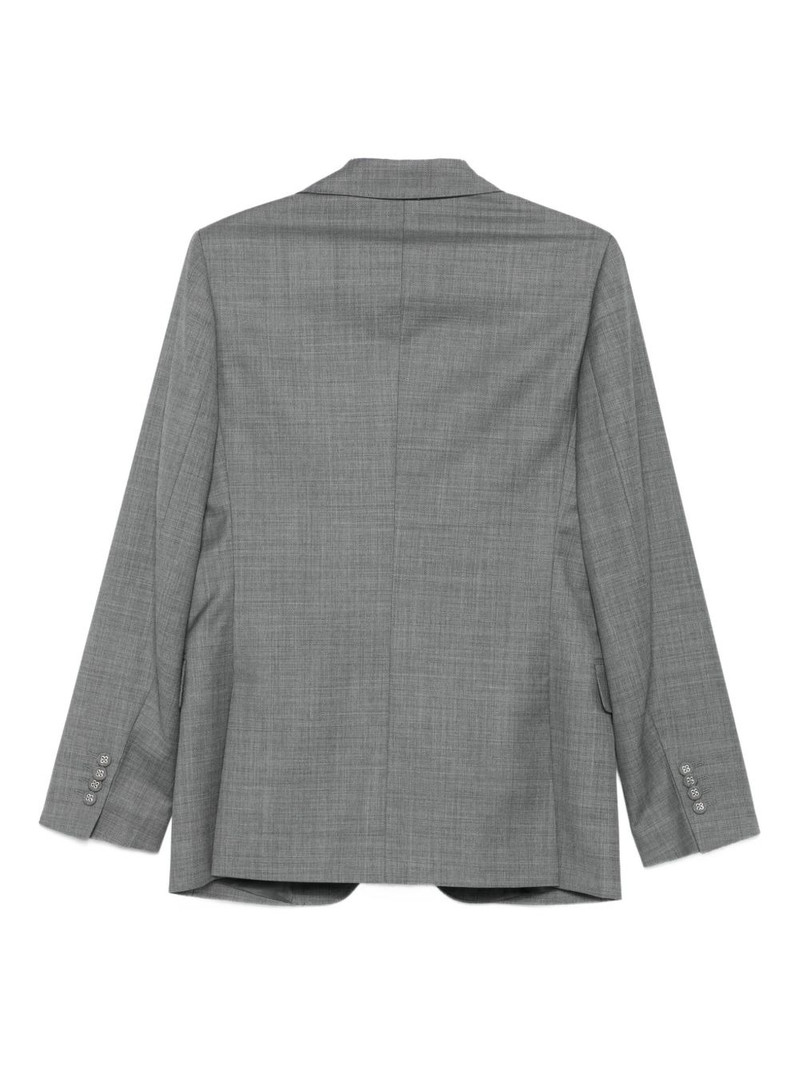 OFFICINE GÉNÉRALE button-fastening single-breasted blazer outlook