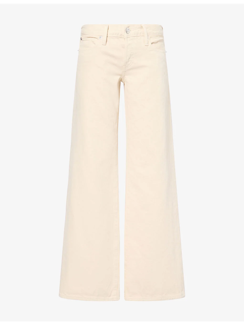 FRAME x Amelia The Gray Wide-Leg Denim Jeans - 1