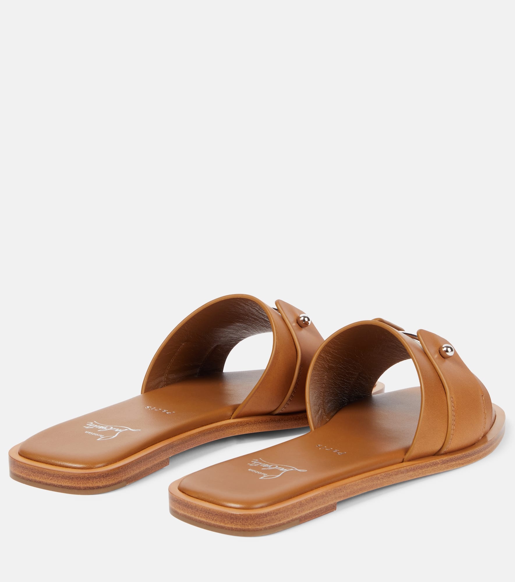 Chambelimule leather slides - 2