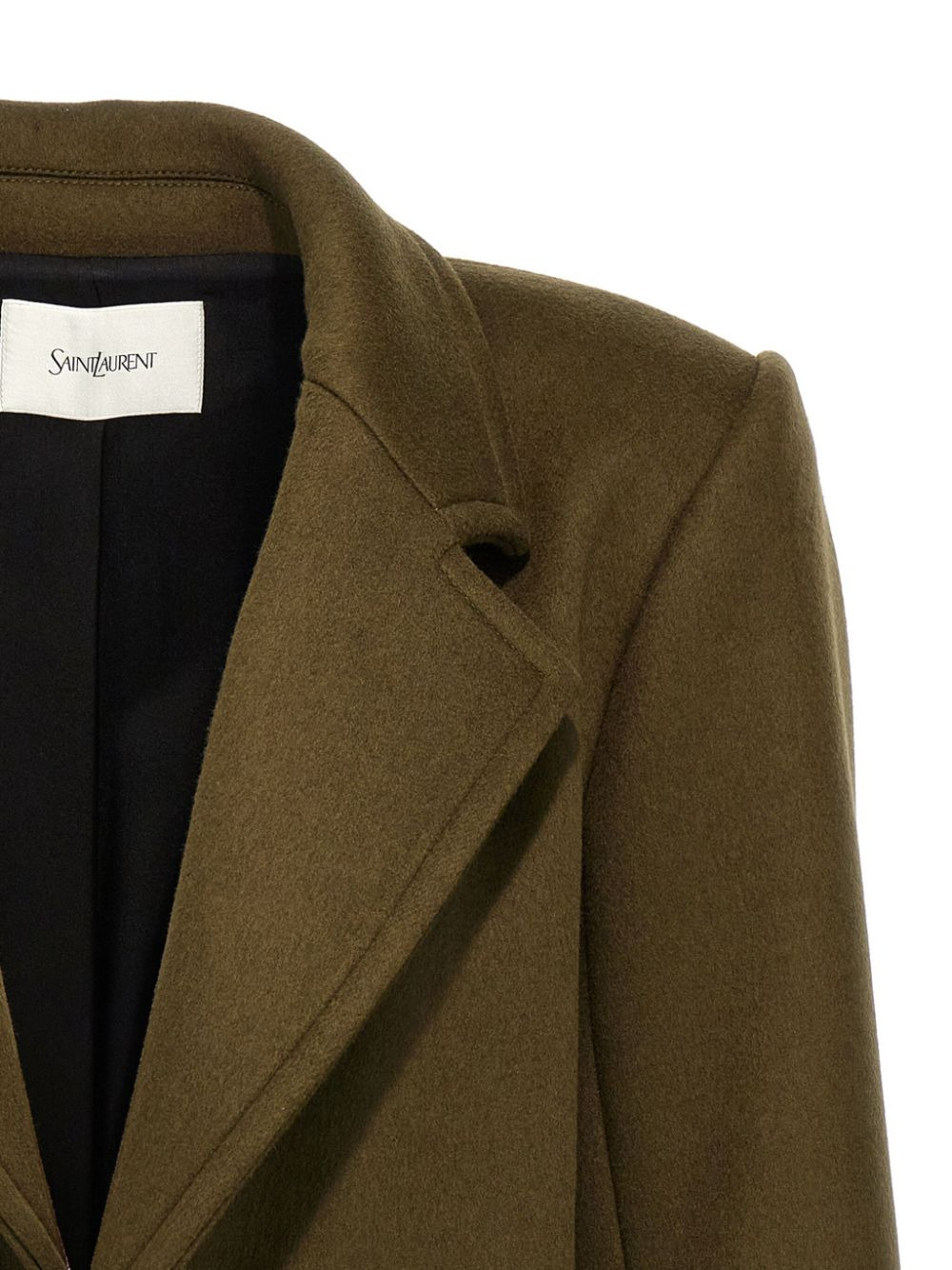 Saint Laurent Women Single-Breasted Coat - 4