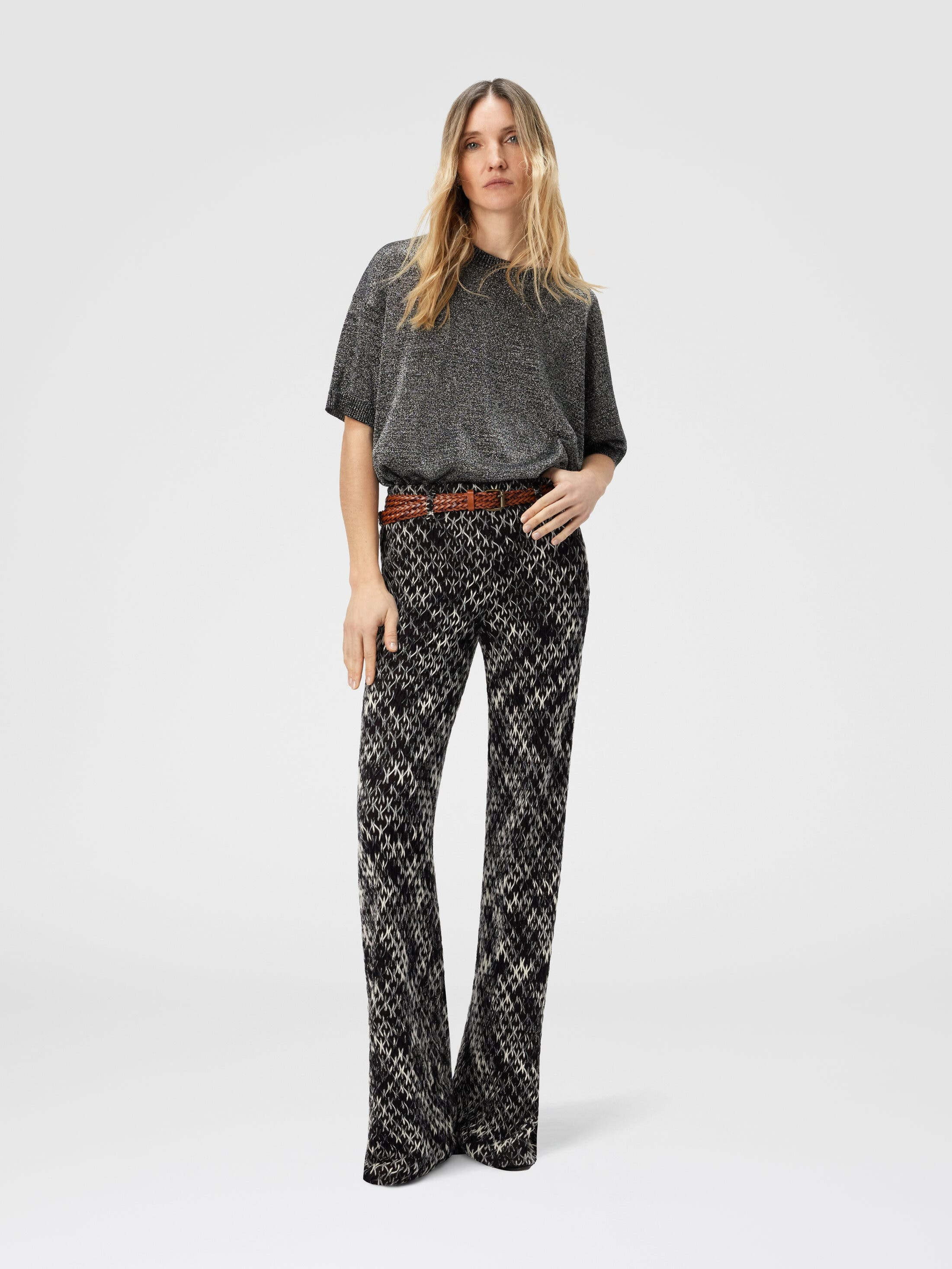 Missoni Palazzo Pants In Flame Lace in Brown at Nordstrom - 2