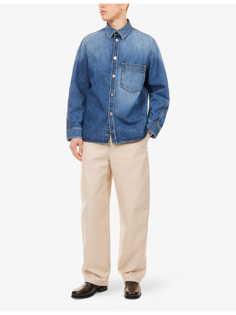 Givenchy Relaxed-Fit Long-Sleeves Denim Shirt outlook
