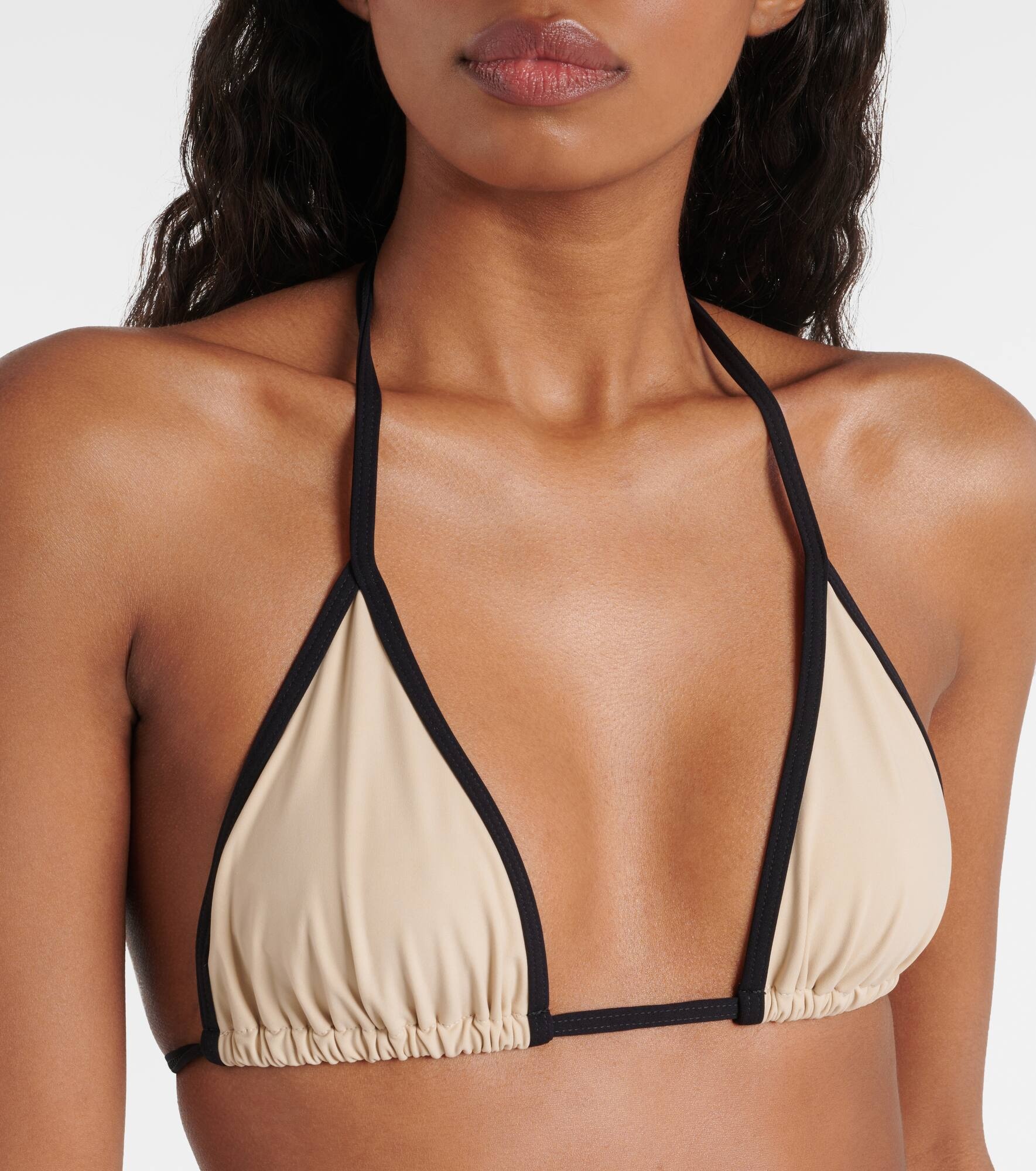 Halterneck bikini top - 4