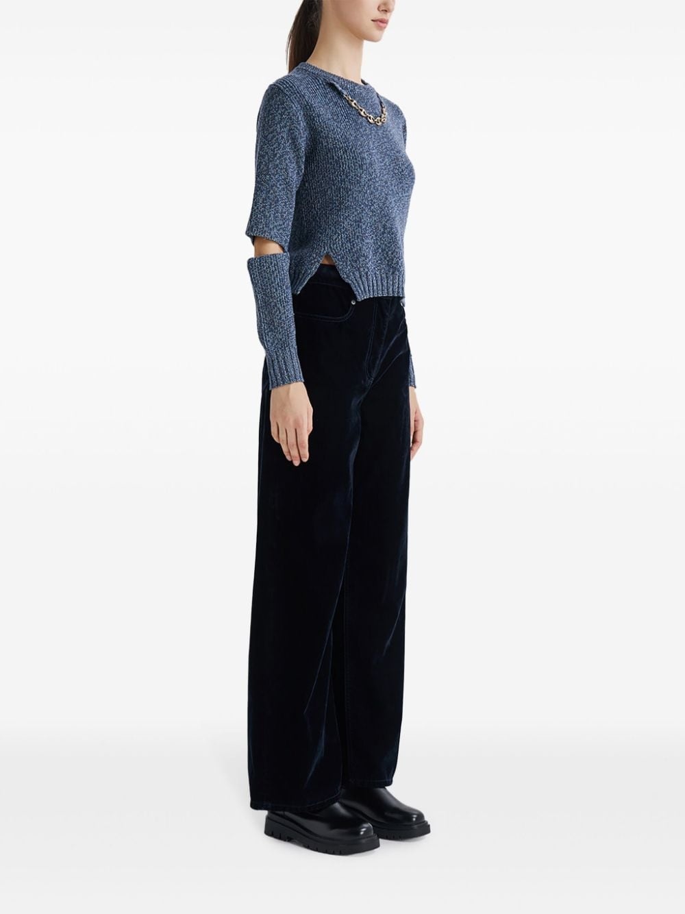 cut-out jumper - 3
