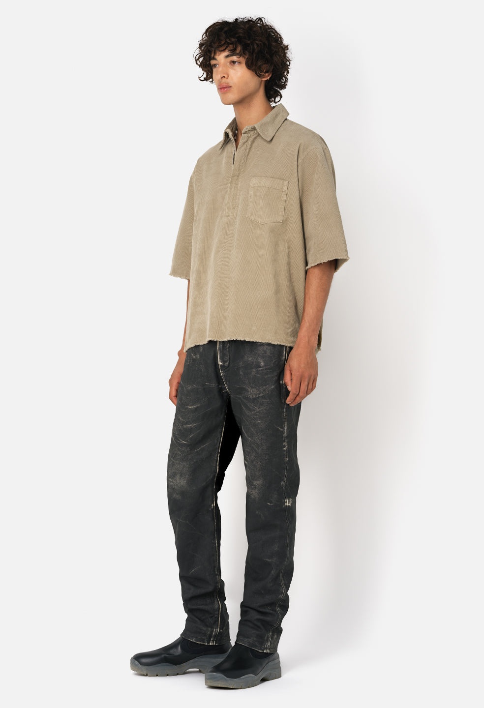 TALLADEGA CORDUROY HALF ZIP - 4