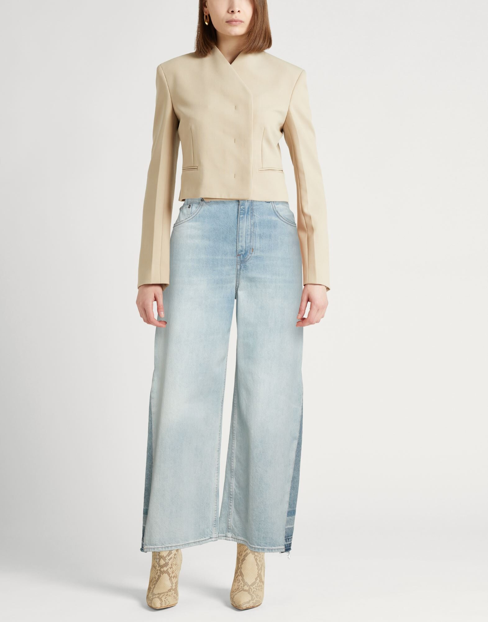 Blue Women's Denim Pants - 2