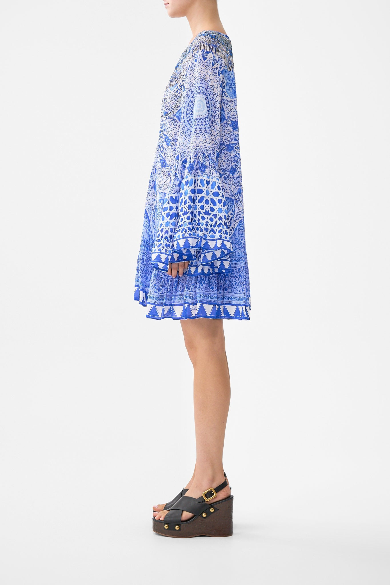 A-LINE FRILL DRESS - 3