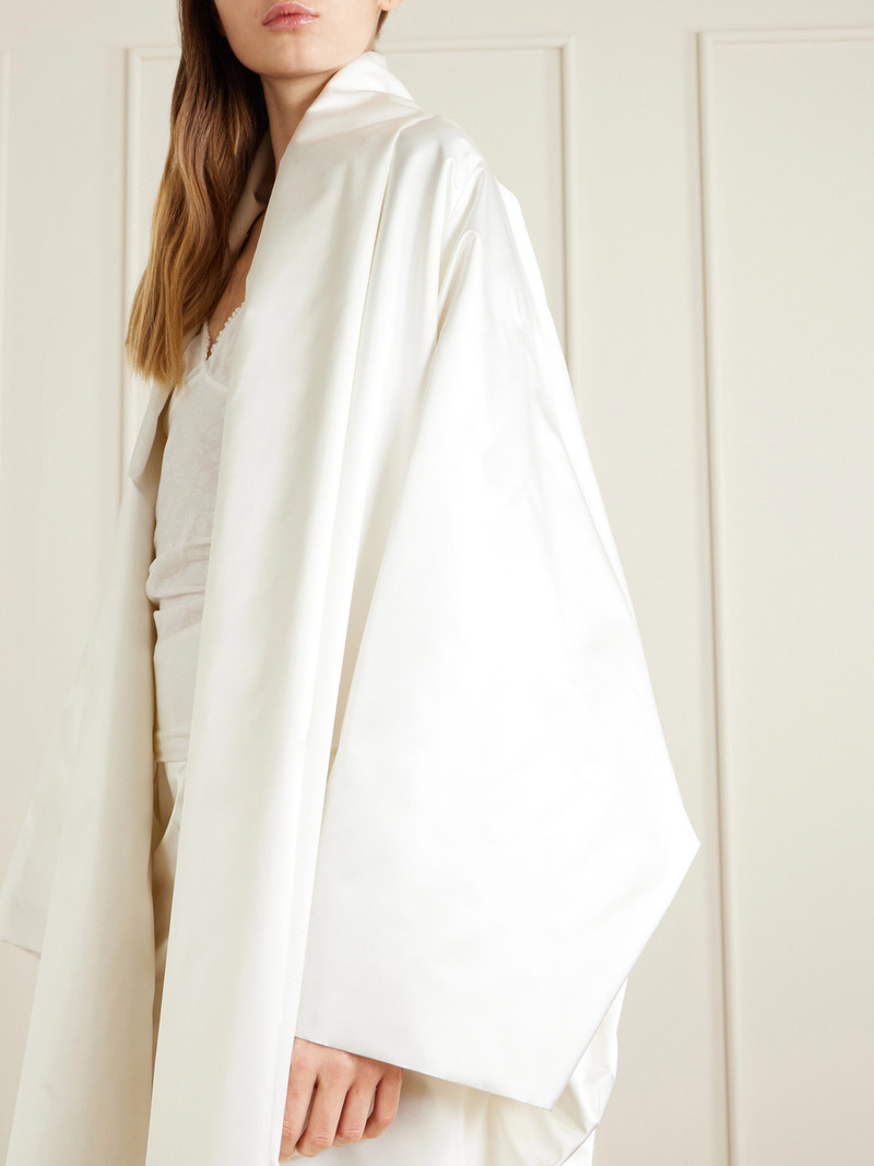 Silk Duchesse-satin Coat 4