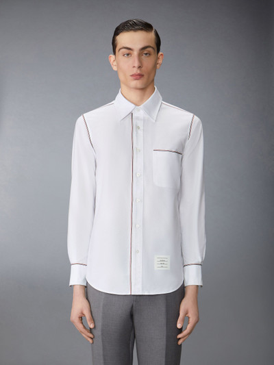 Thom Browne Oxford Grosgrain Framing Shirt outlook