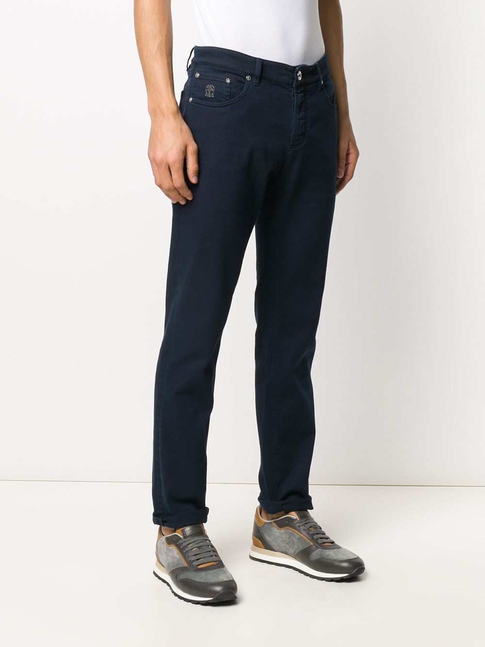 mid-rise slim-fit jeans - 3