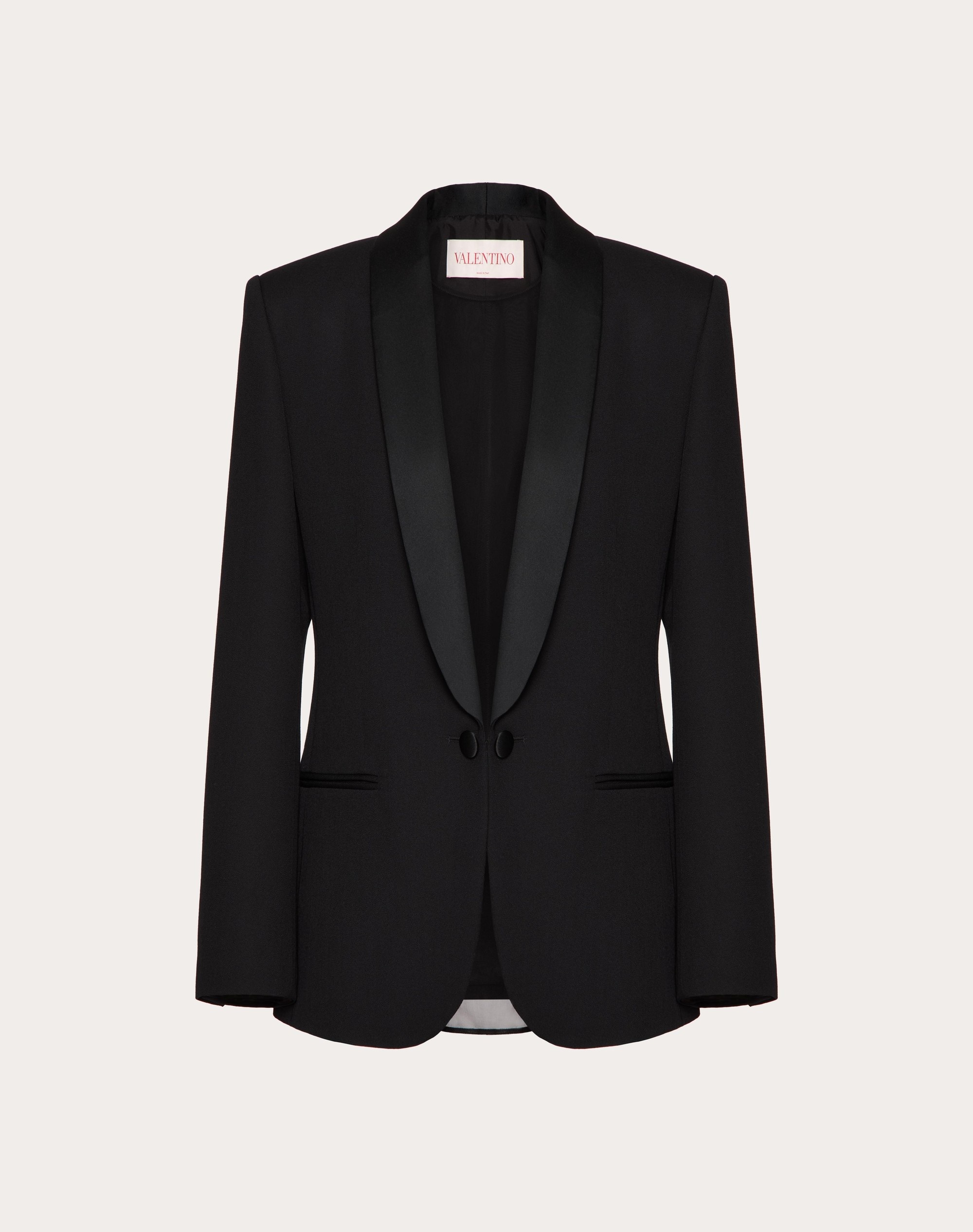 JACKET IN FLUID CAVALLERY WOOL - 1