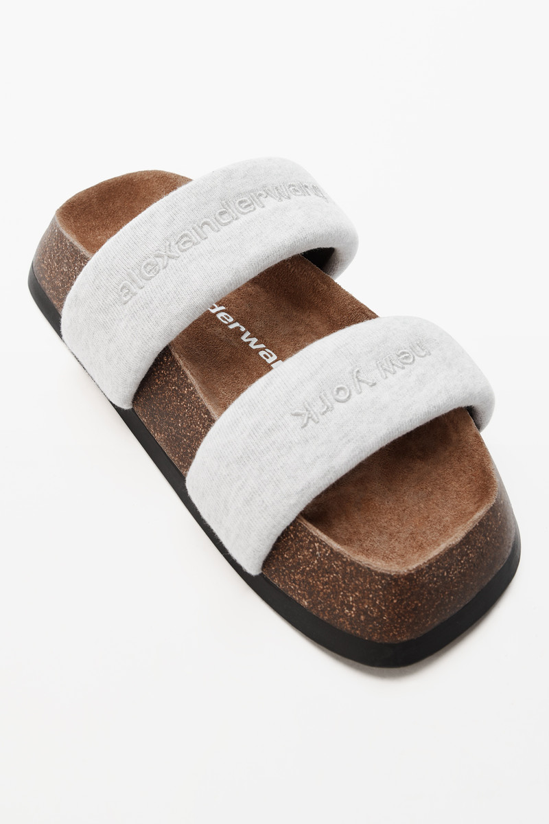 Alexander Wang RONAN SLIDE SANDAL IN JERSEY outlook