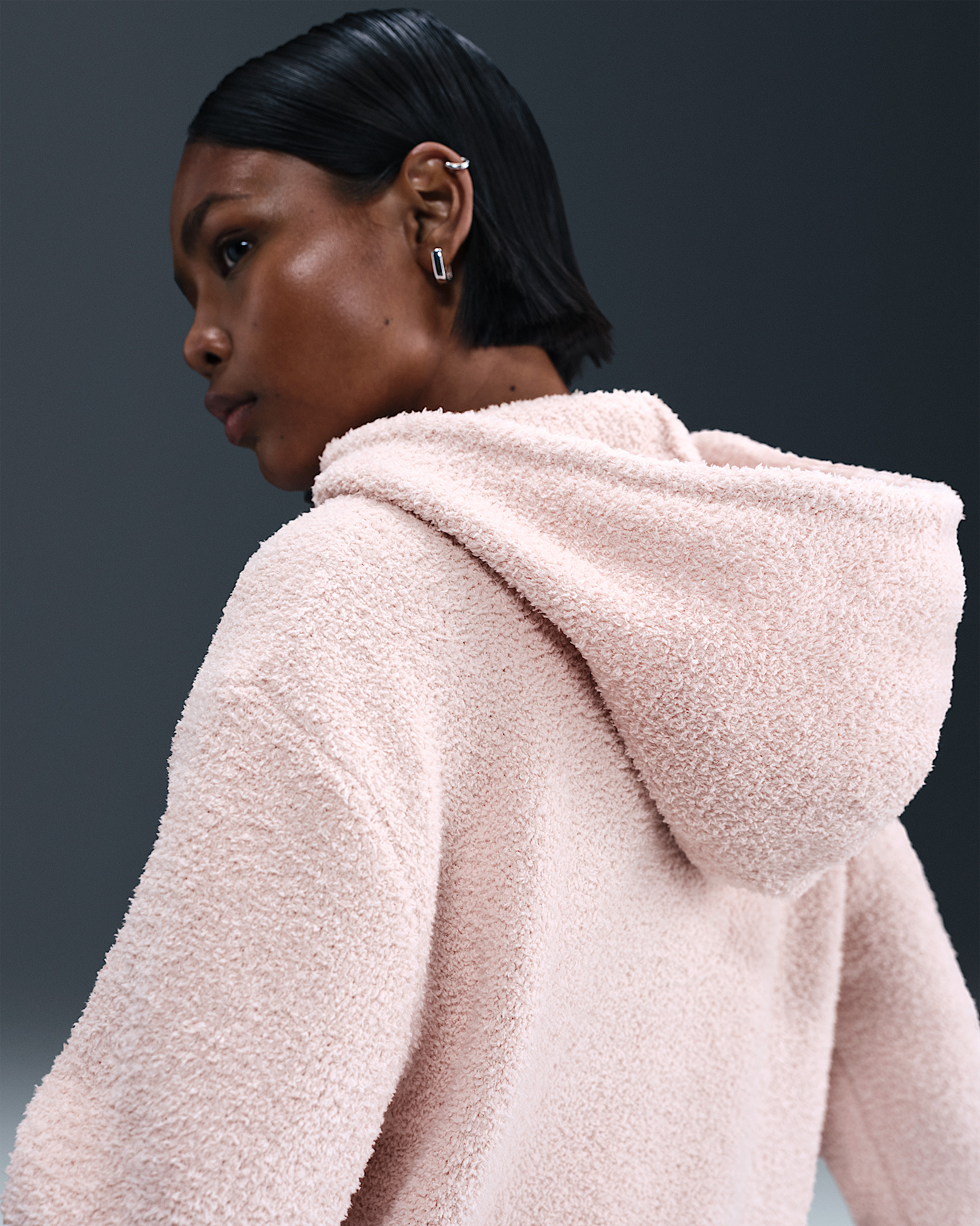 Nike Sportswear Phoenix Cozy Bouclé Women's Loose Knit Hoodie - 2