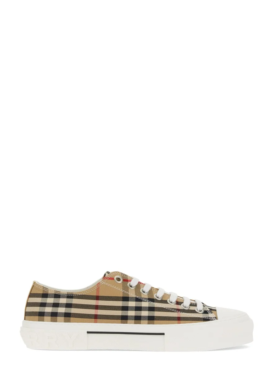 COTTON CHECK SNEAKER - 1