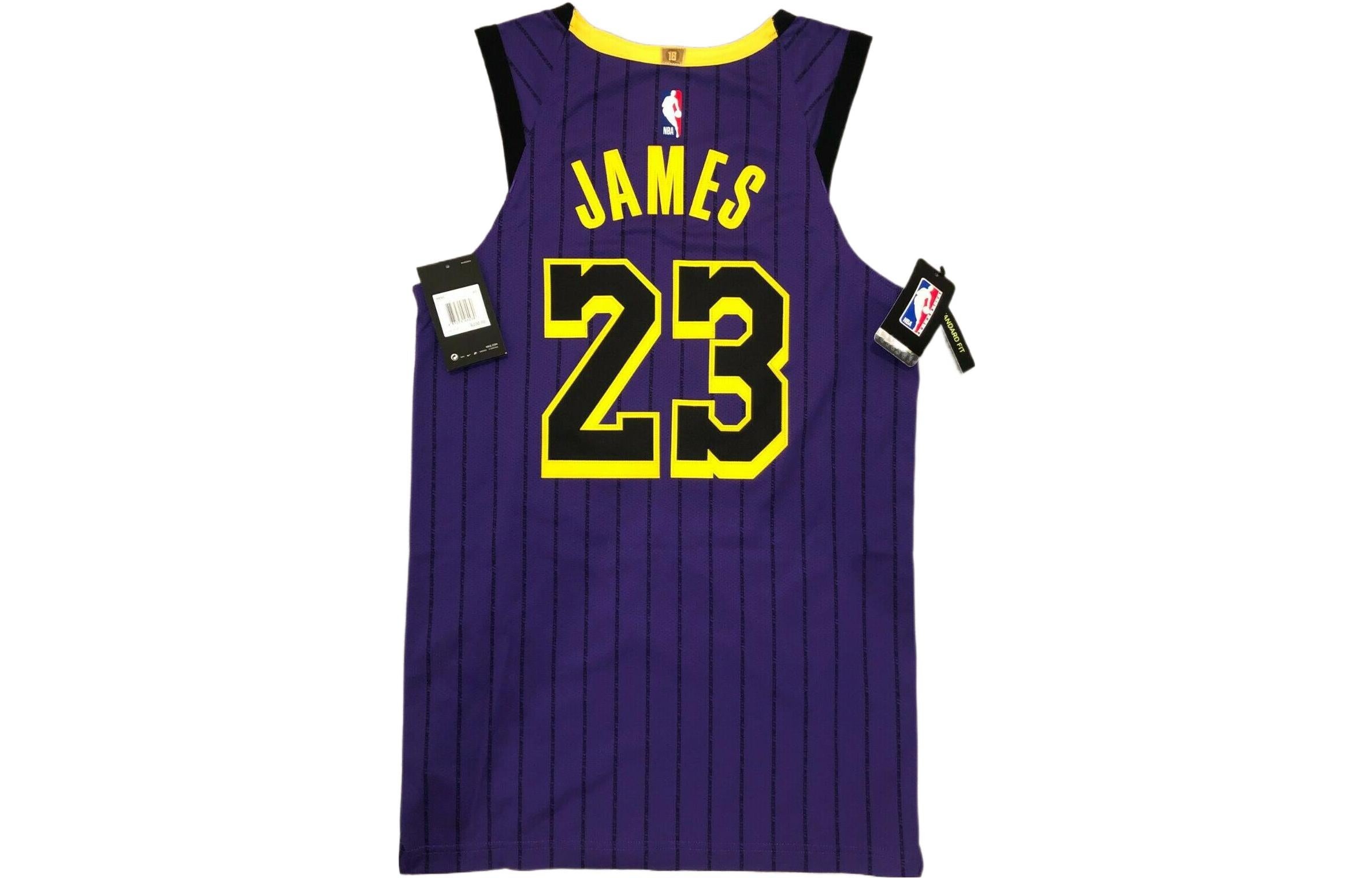 Nike NBA LA Lakers Lebron James City Edition Vaporknit Jersey 'Lakers Purple' AH6213-508 - 2