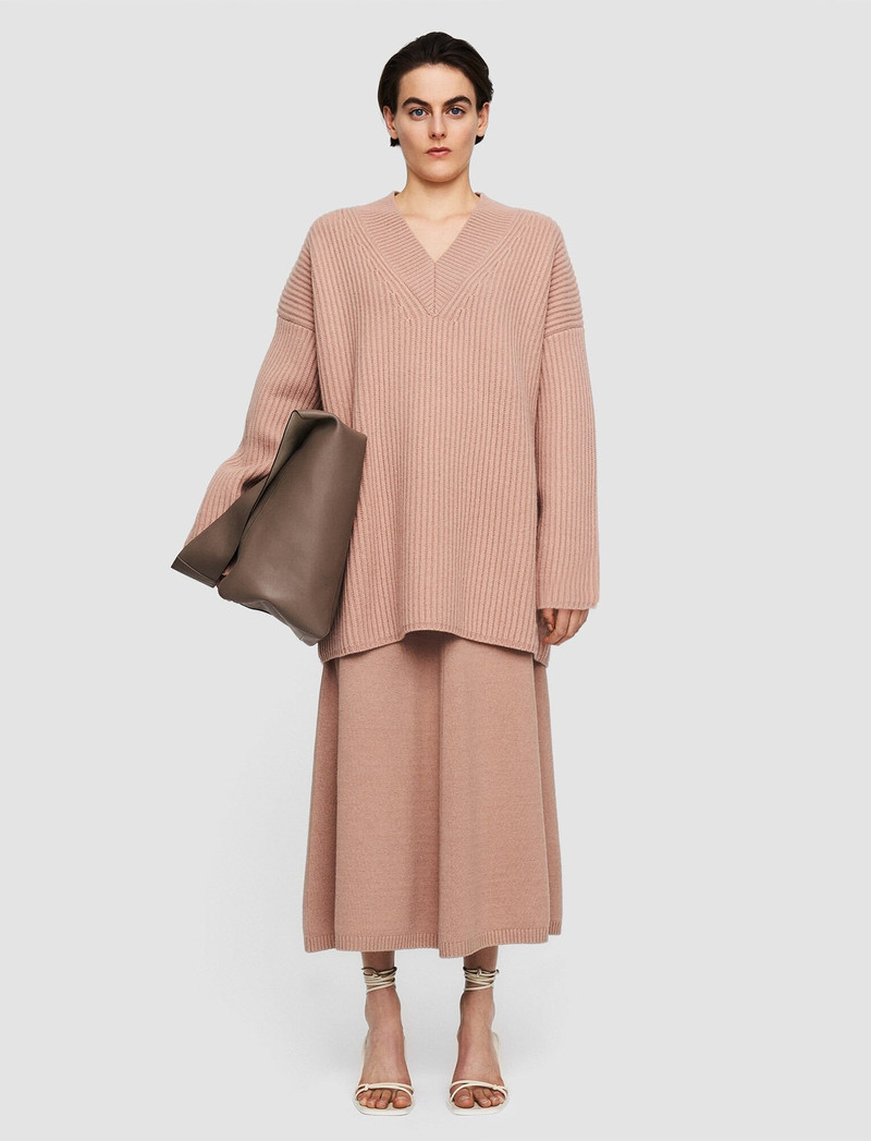 JOSEPH Cardigan Stitch V Neck Jumper outlook