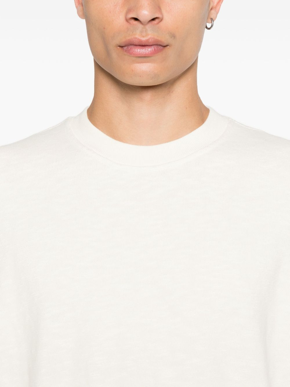 6100053 patch-pocket cotton sweater - 5