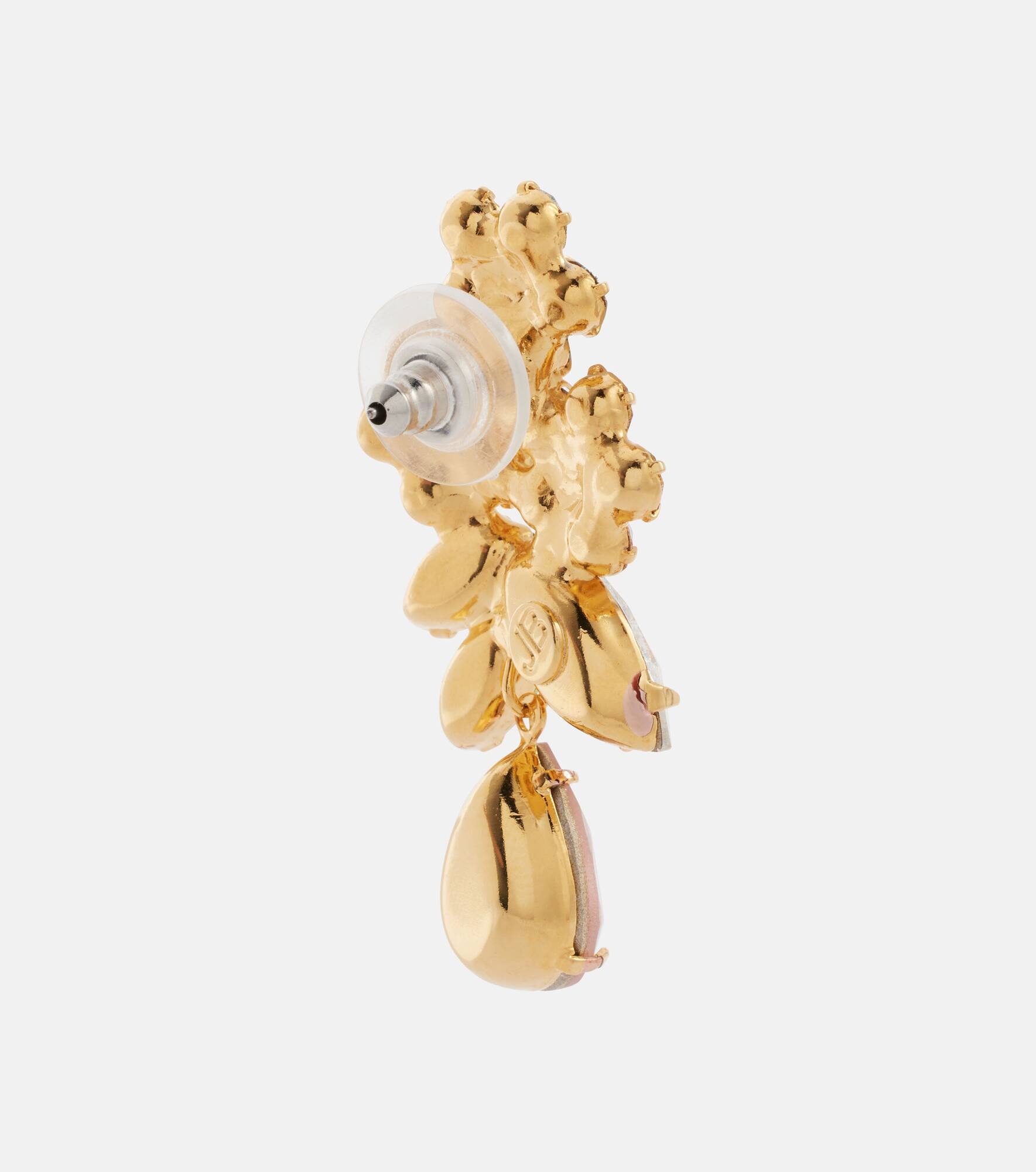 Bouquet crystal-embellished earrings - 5