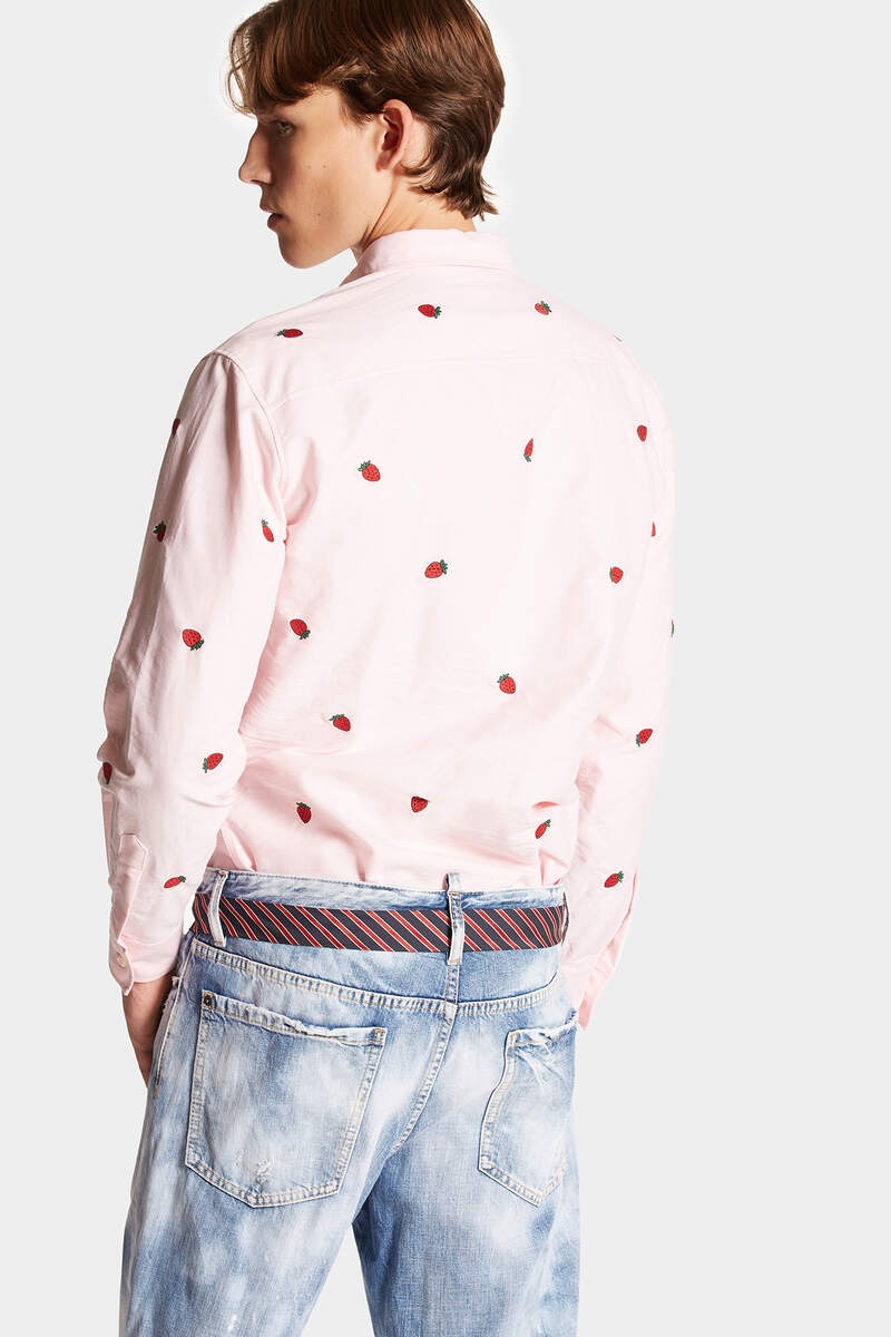 EMBROIDERED FRUITS SHIRT - 4