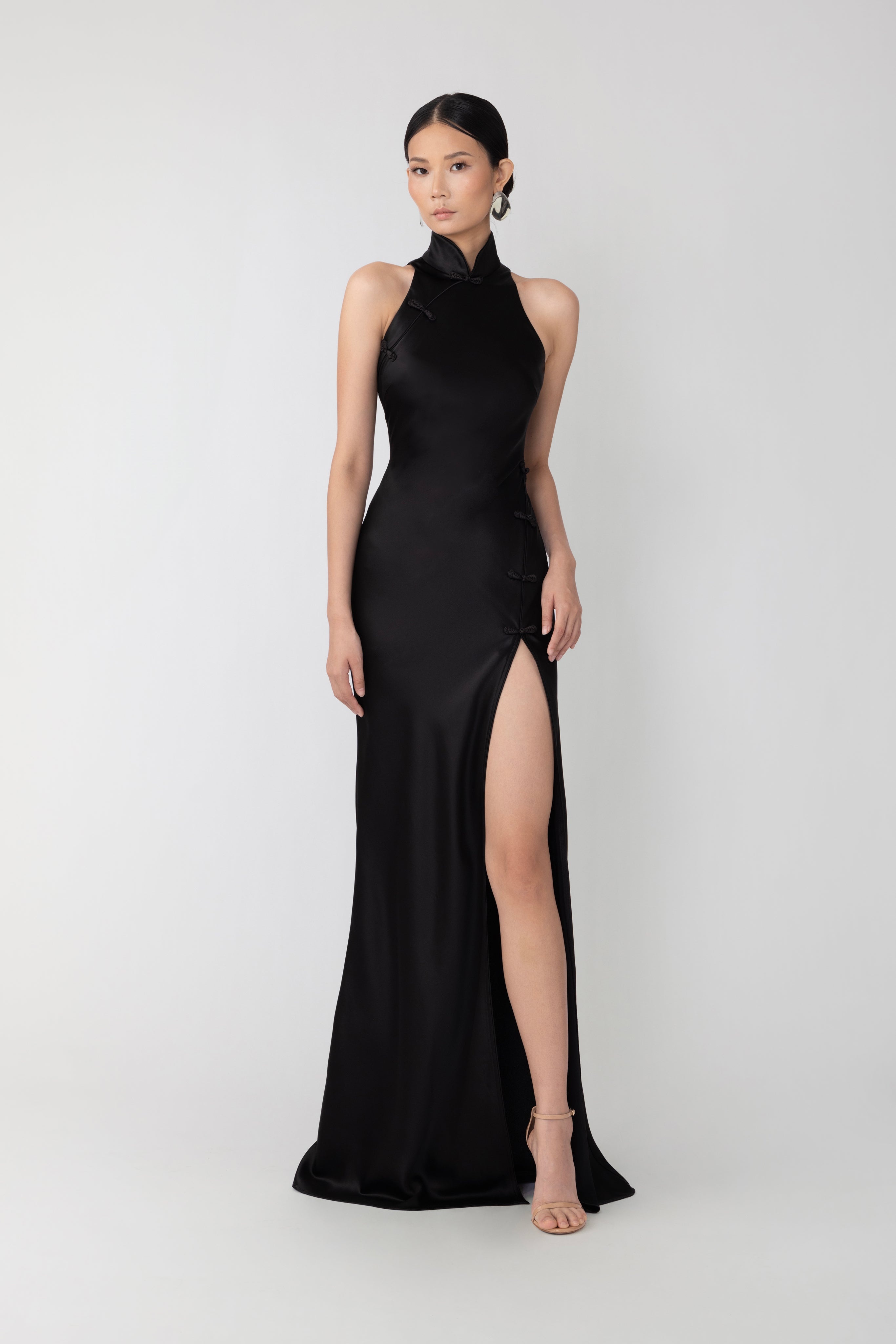 PHOEBE SATIN GOWN - 4