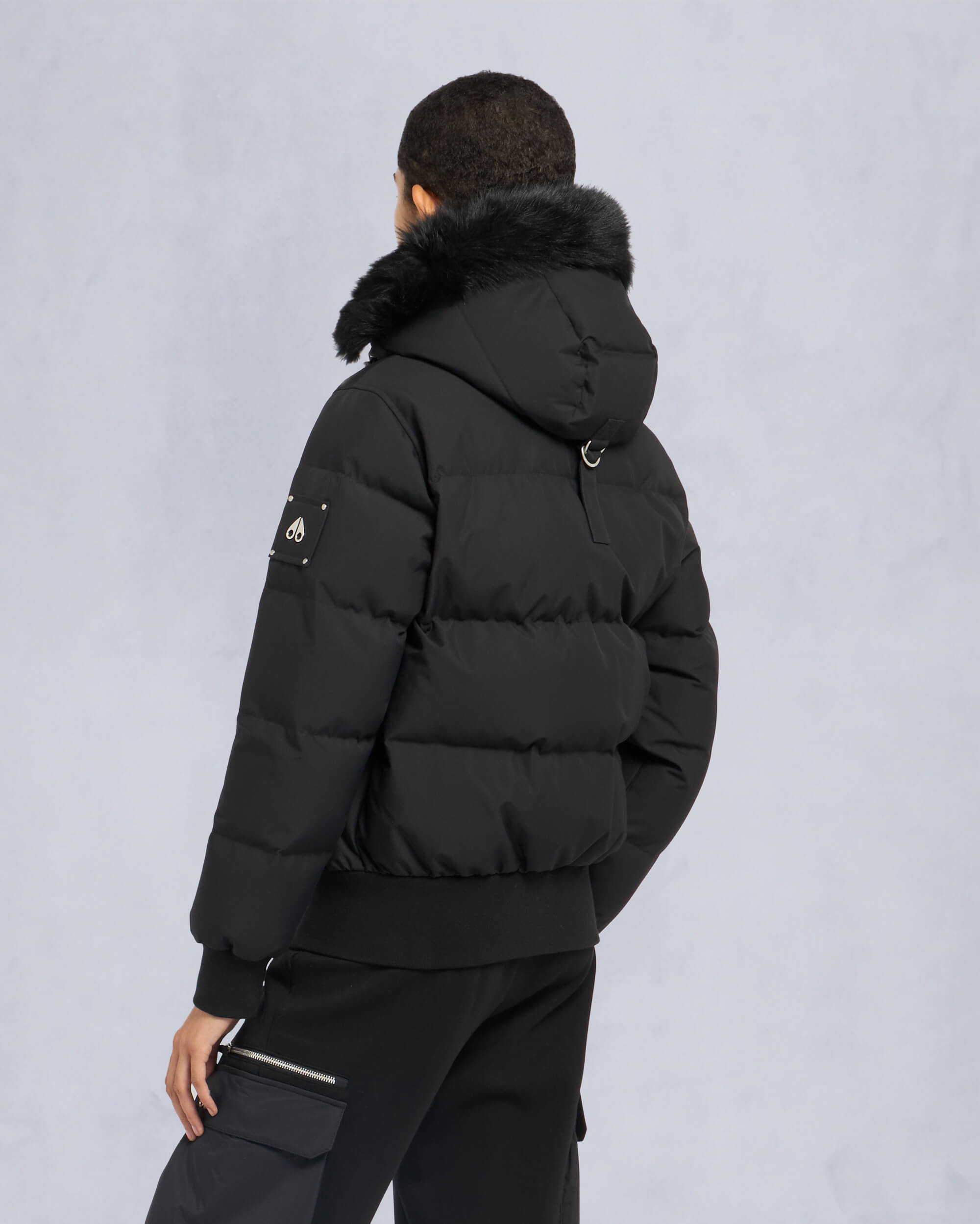 CLOUD SHEARLING BOMBER JACKET - 4