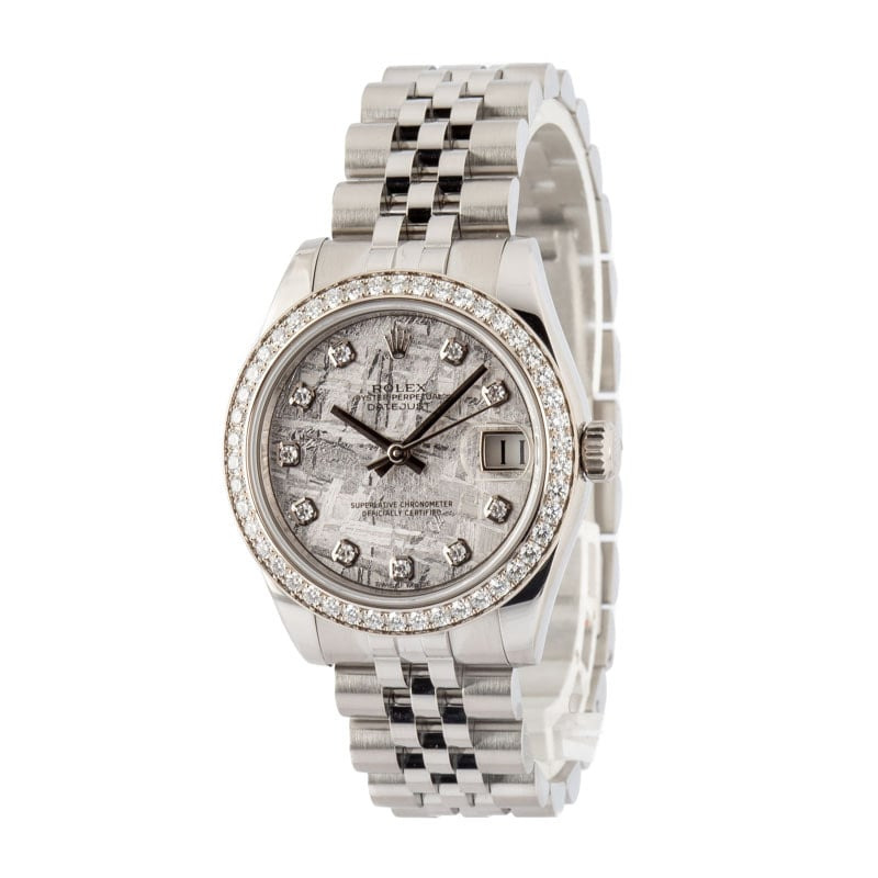 Rolex Datejust 31 178384 Meteorite Diamond Dial - 2