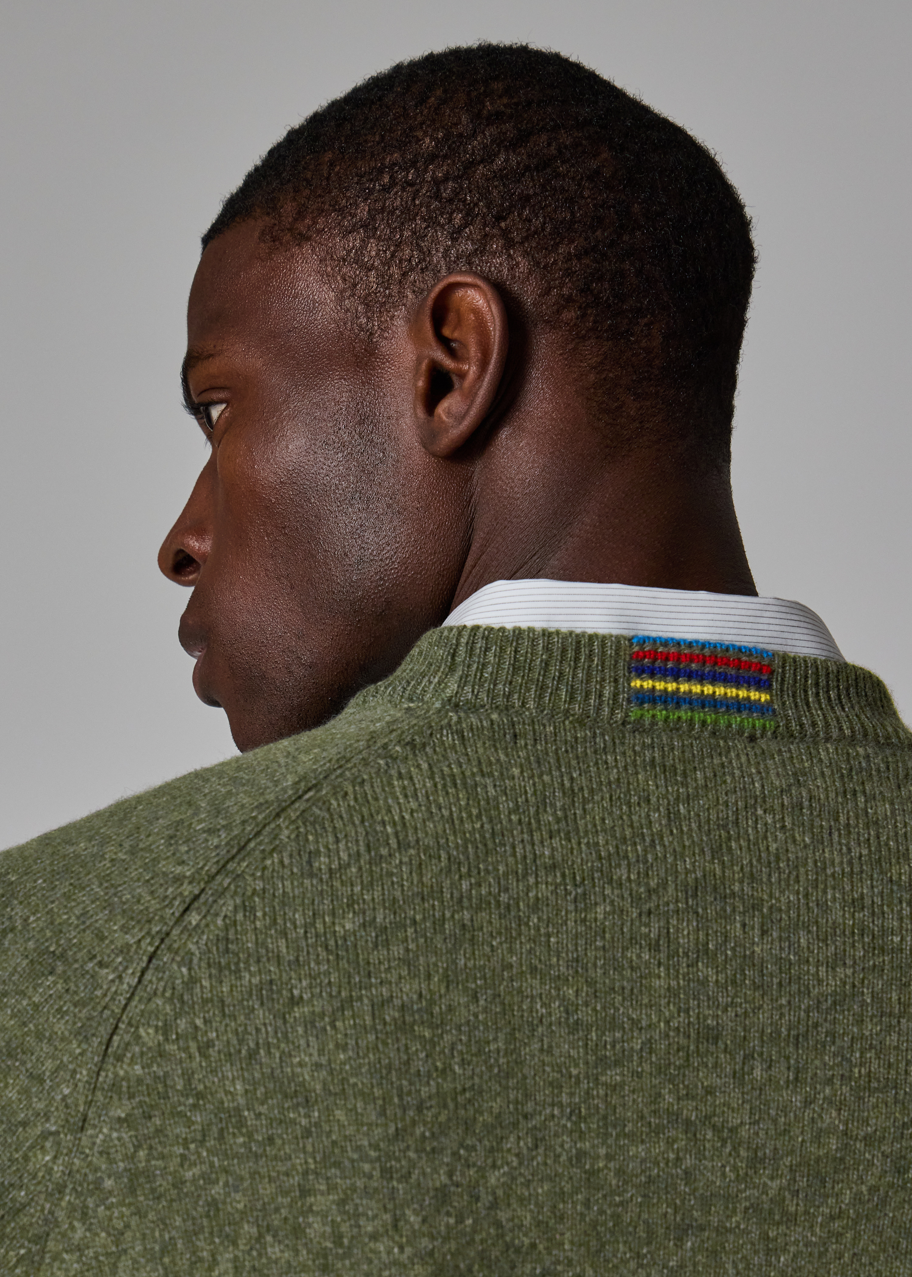 Green Merino Wool Sweater - 6