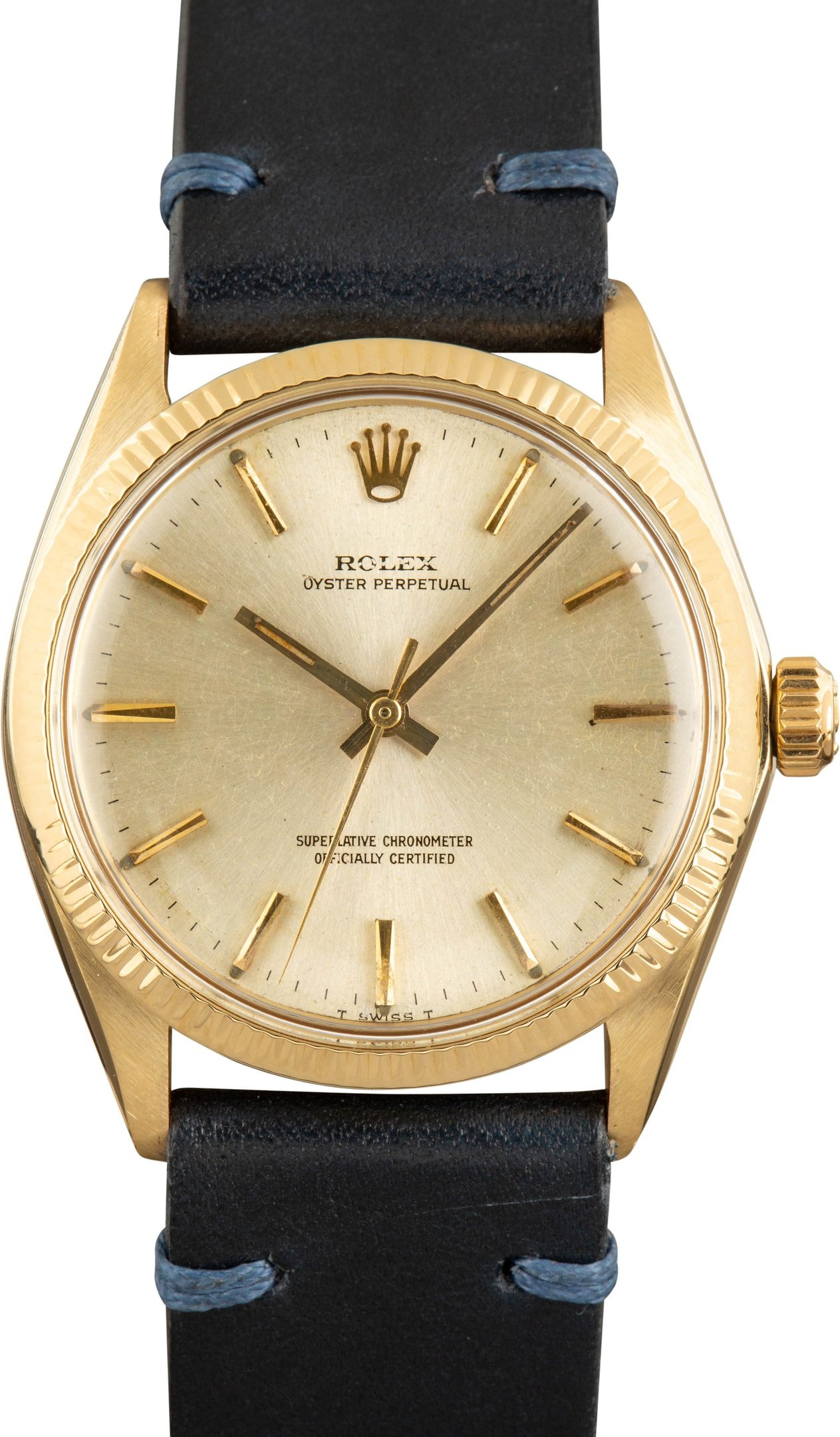 Rolex Oyster Perpetual 1005 Leather Band - 1