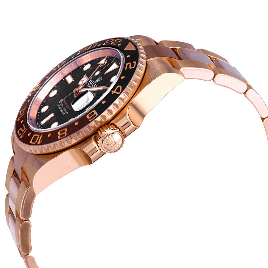 Pre-owned Rolex Gmt-Master Ii GMT Black Dial Men's Watch 126715CHNR-0001 - 2