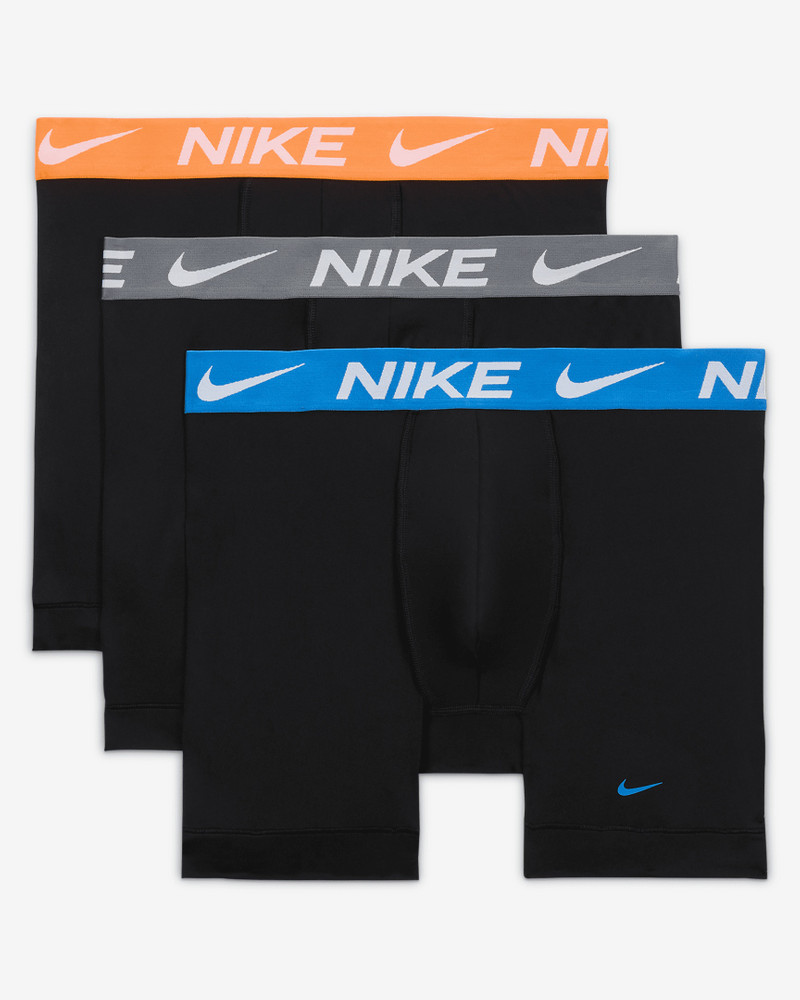 Nike 드리프 필수 마이크로 남자 복서 Briefs (3 팩) - 1