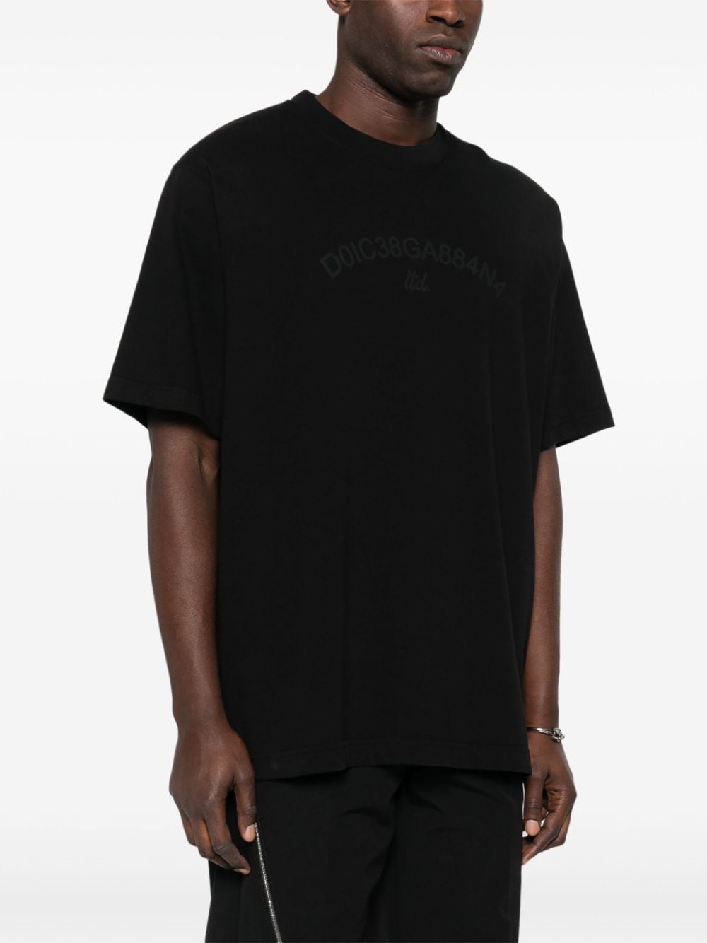 logo-print cotton T-shirt - 3