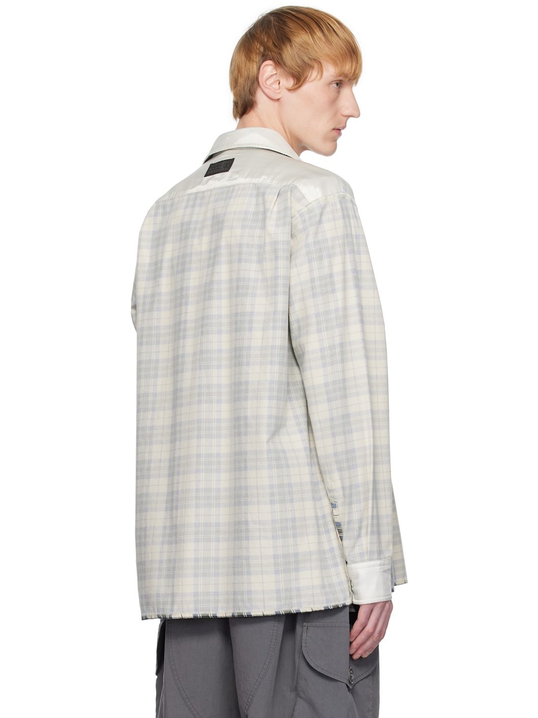 Off-White Checkered Shirt - 3