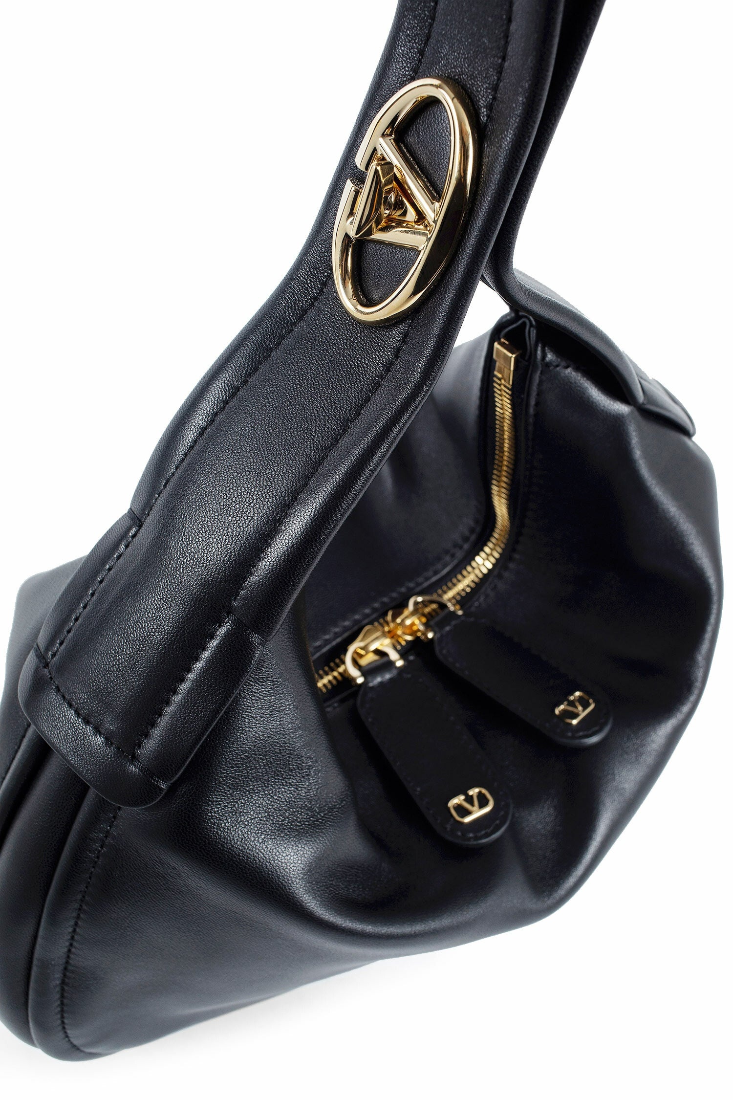 VALENTINO WOMAN BLACK SHOULDER BAGS - 5