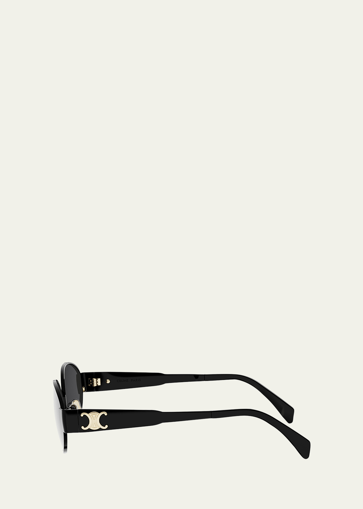 Triomphe Oval Metal Sunglasses - 3
