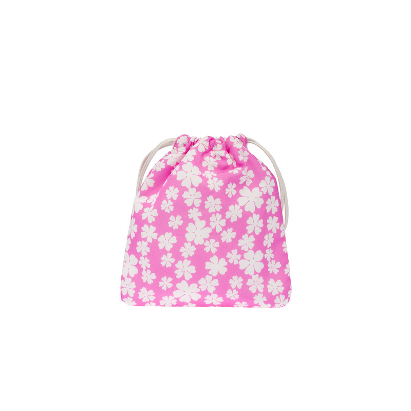 Printed faille pouch 4