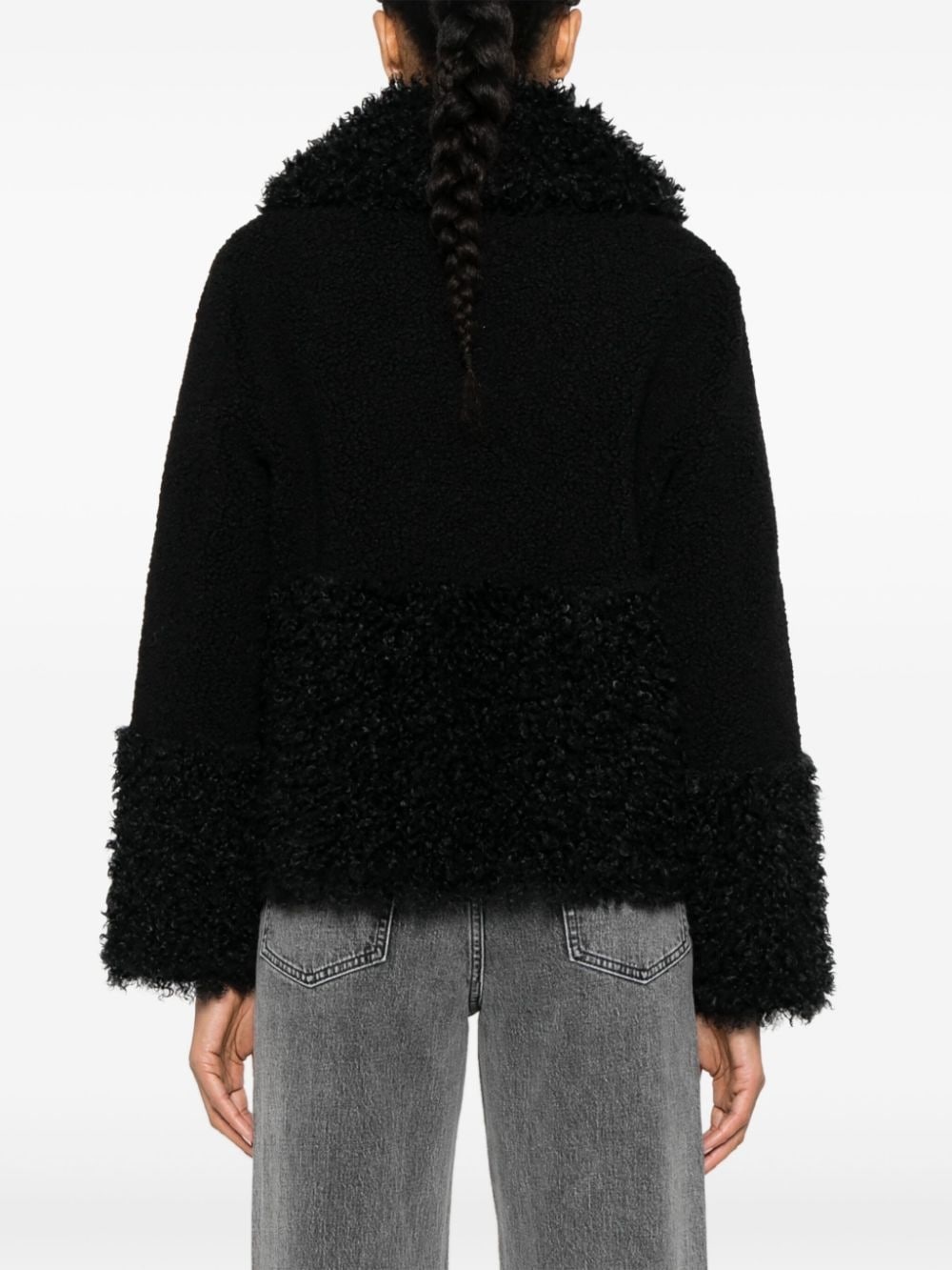 faux-shearling jacket - 4