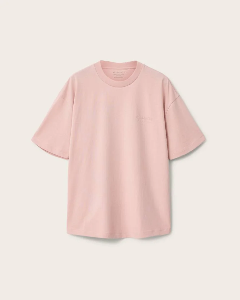 XANDER FLOCKED LOGO OVERSIZED T-SHIRT - 1