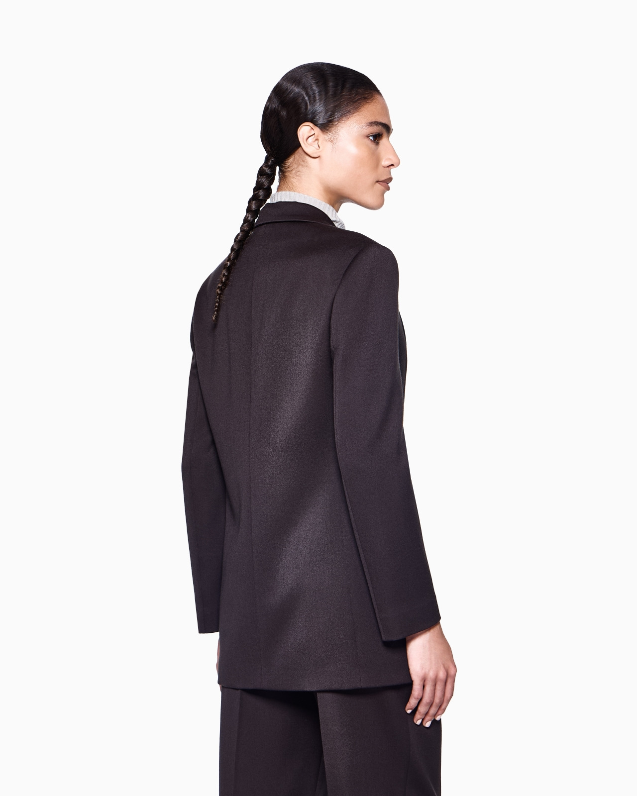 SINGLE-BREASTED WOOL JACKET - 3