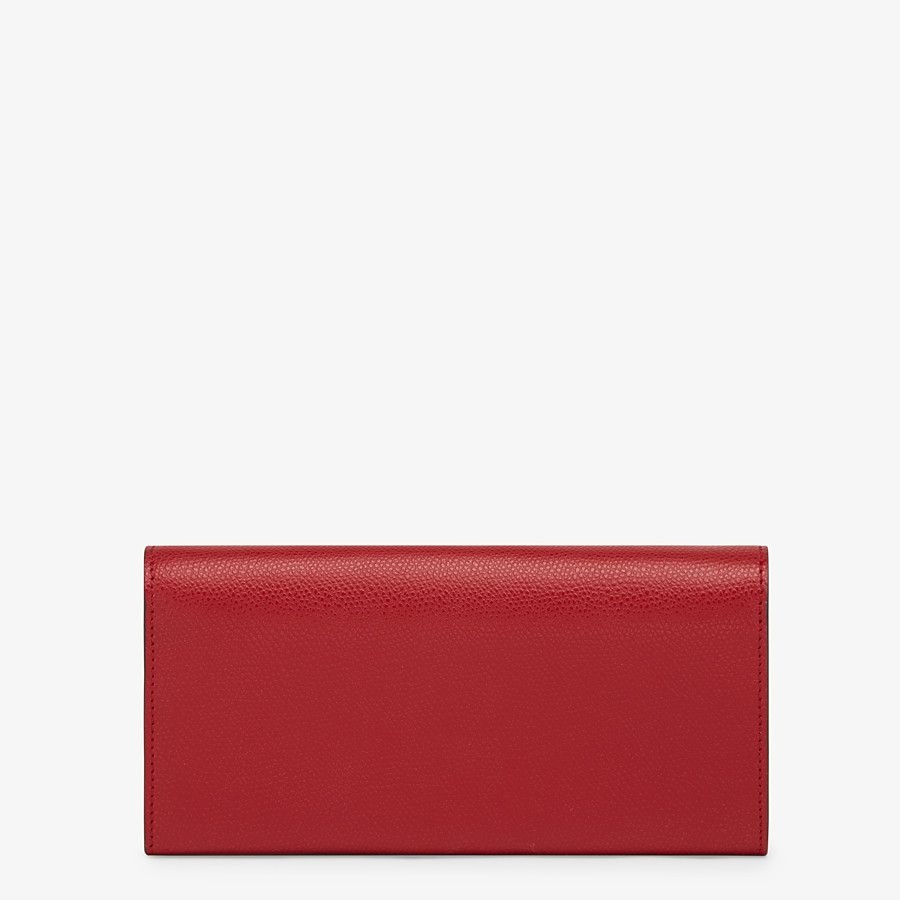 Red leather wallet - 3