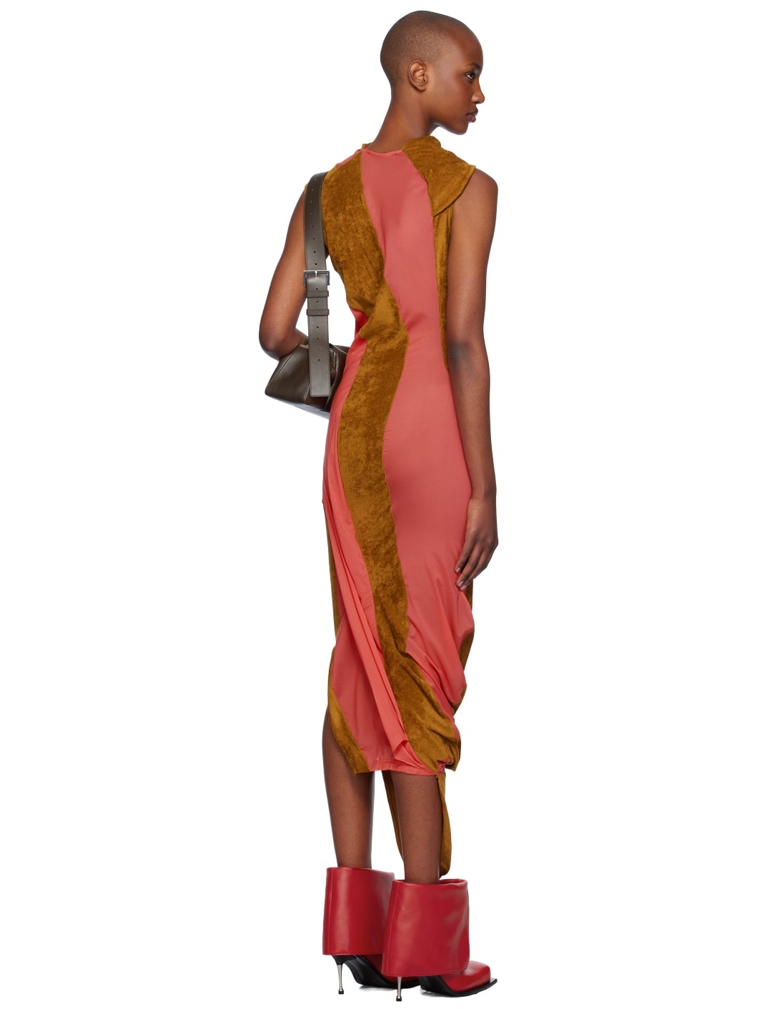 Tan & Pink Pendle Maxi Dress - 3