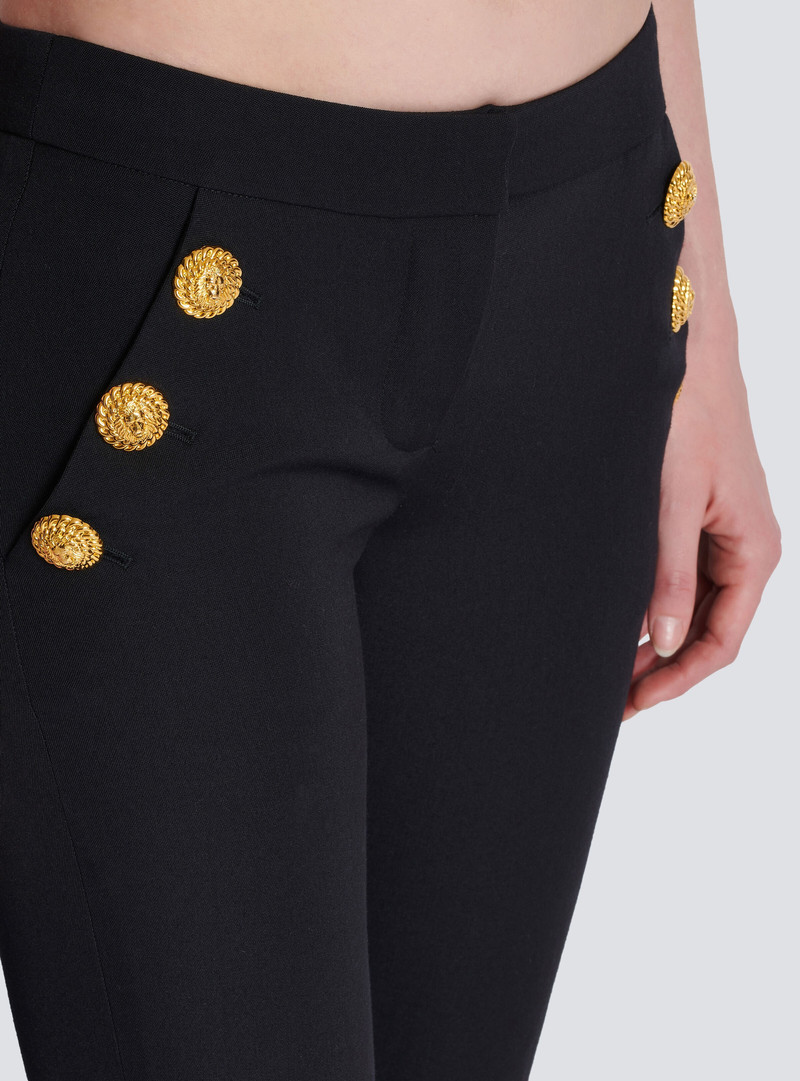 Flared trousers with buttons 6