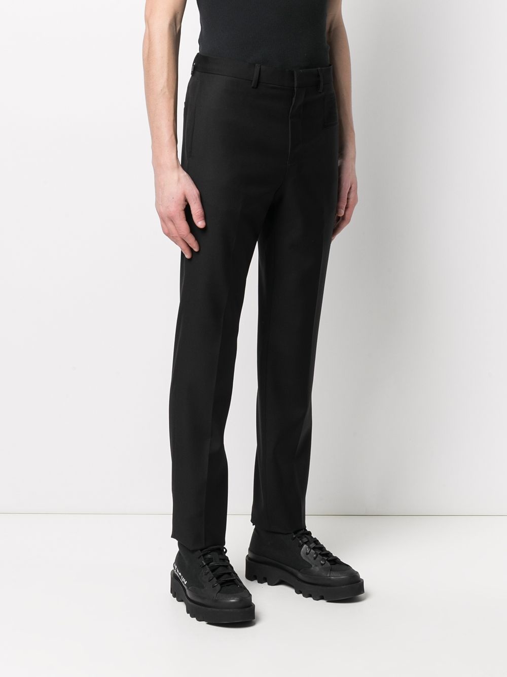 straight-leg tailored trousers - 3