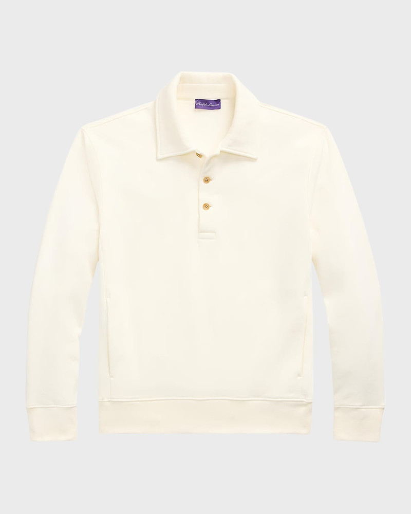 Men's Fleece Collared Sweatshirt 1