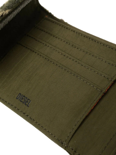 Diesel faux-shearling folding wallet outlook