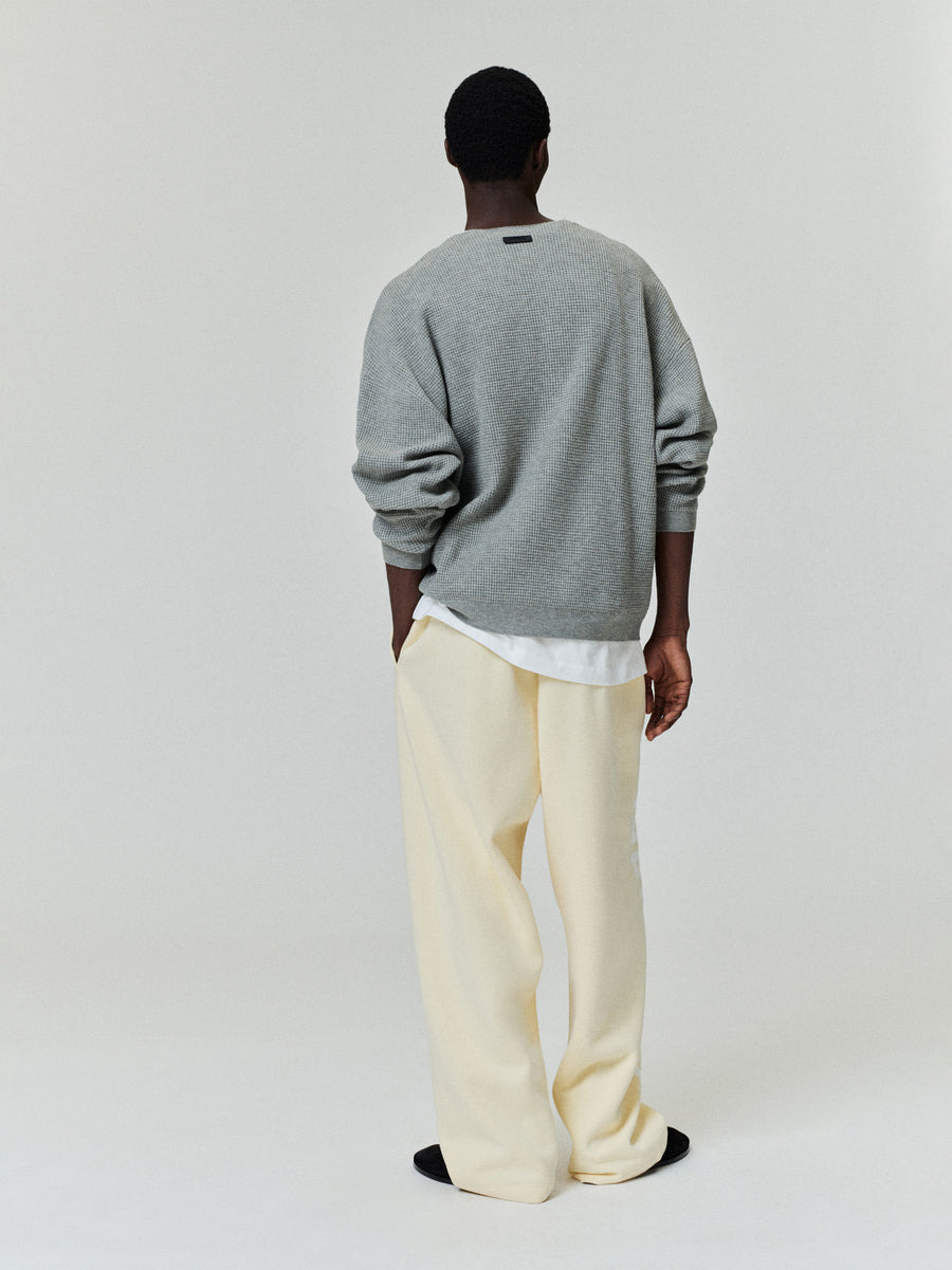 Waffle Crewneck Sweater - 3