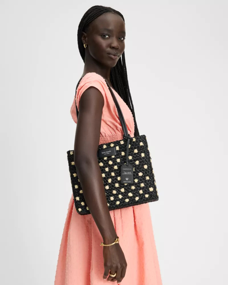 kate spade On Purpose Straw Medium Tote Bag outlook