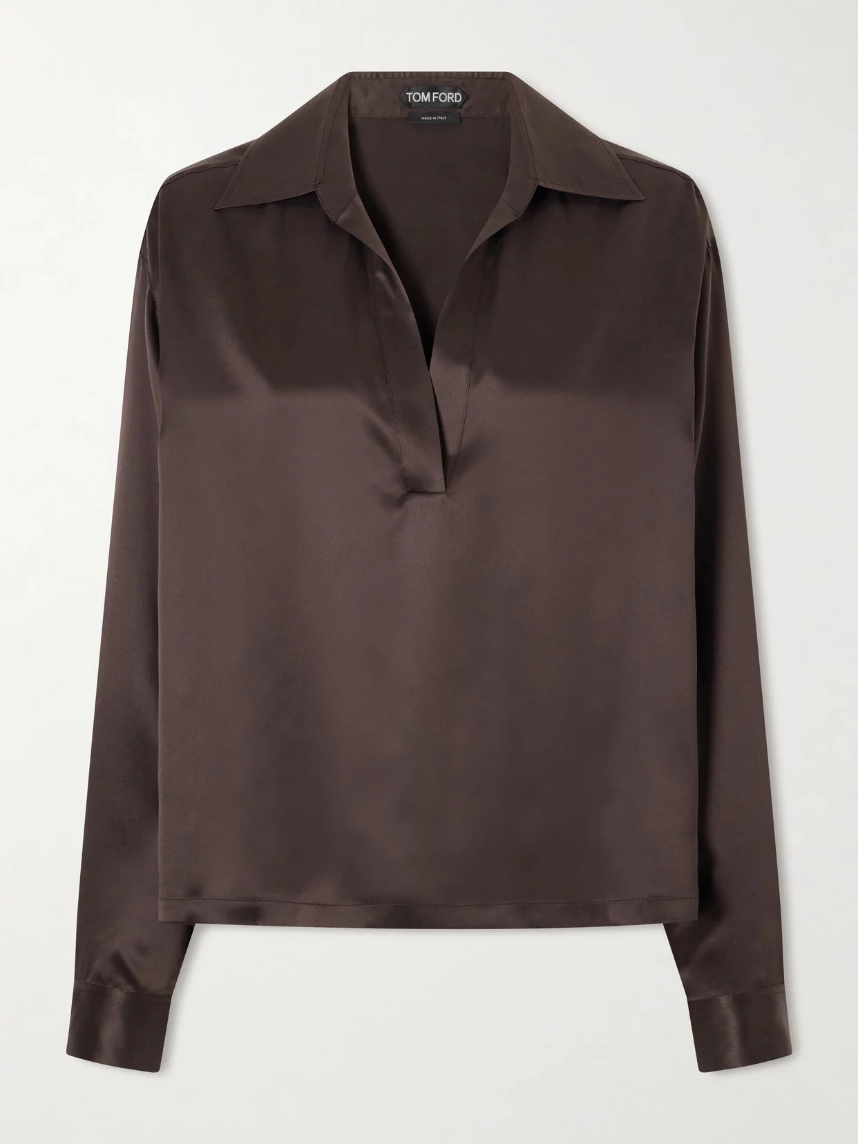 Silk-satin Blouse - 1