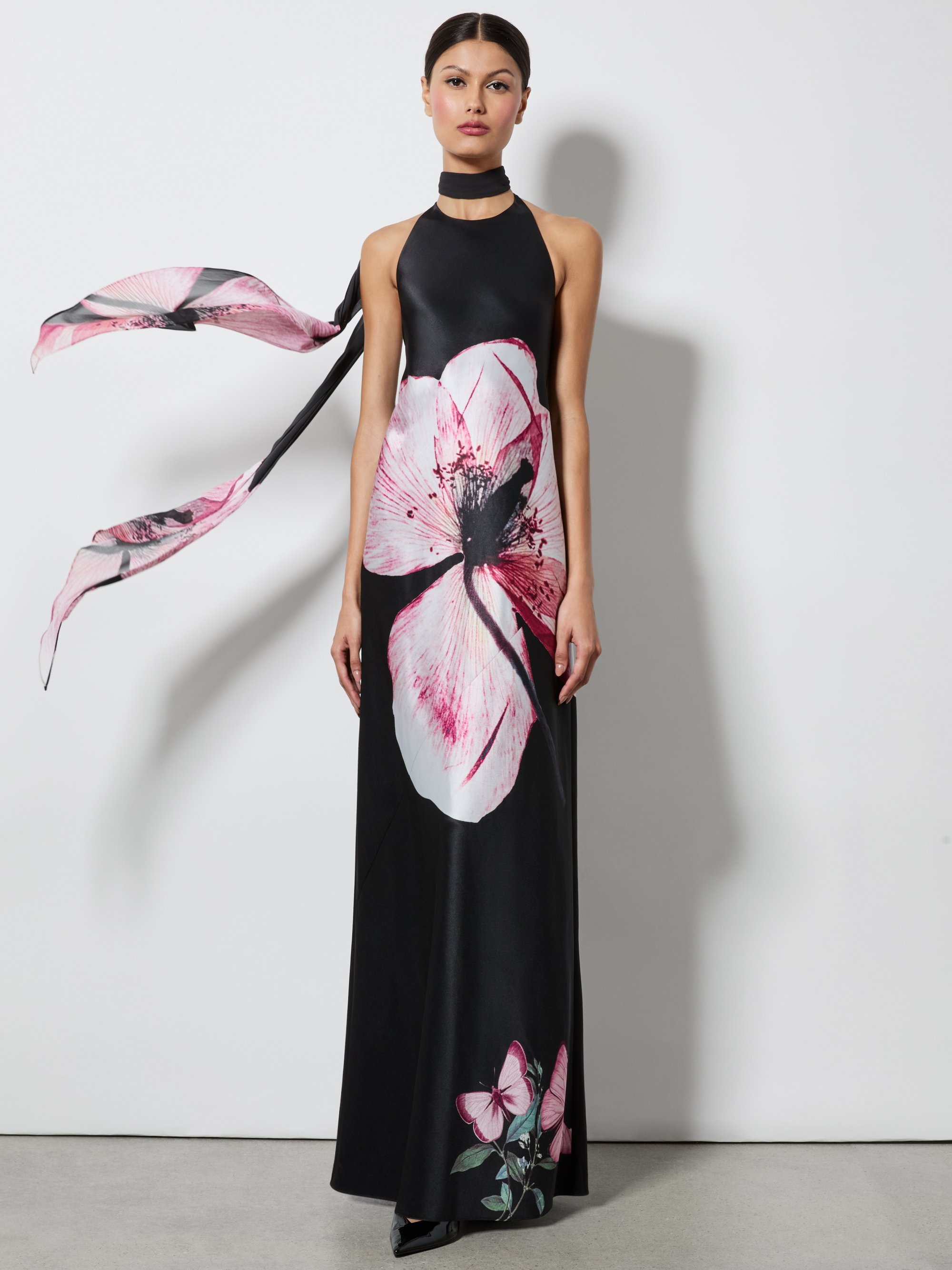 Alice+Olivia□ Montana Cowl Neck Slip Gown □ドレス Alice +